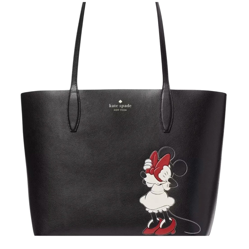 Kate Spade Disney Minnie Comic Reversible Tote Wallet Set NWT RARE LTD‎